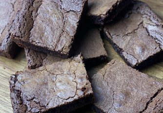 An image of salted caramel chocolate brownies